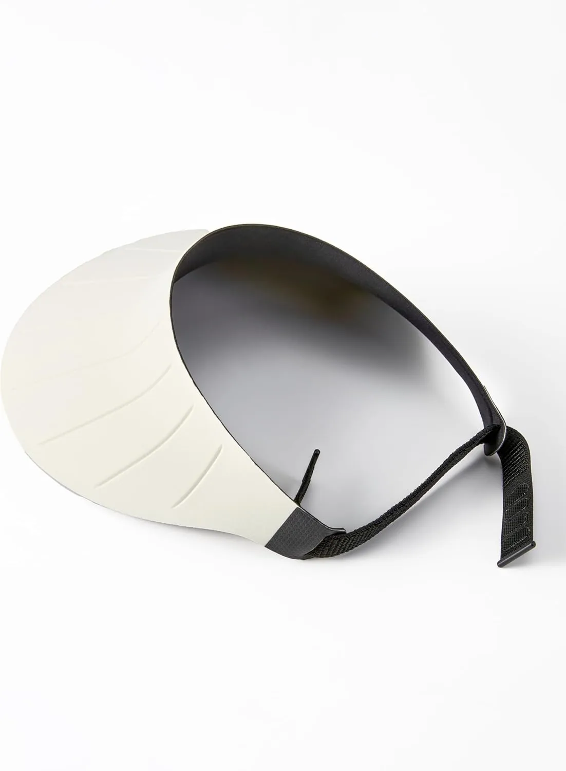 Sun Visor Hat for Women & Men 4" Wide Brim Golf Beach Simplicity Foldable Roll-up Ponytail Hat with Hook & Loop Closure