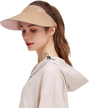 Sun Visors for Women Wide Brim Summer UV Protection Foldable Sun Hat UPF 50  Beach Cap SNH5M133T