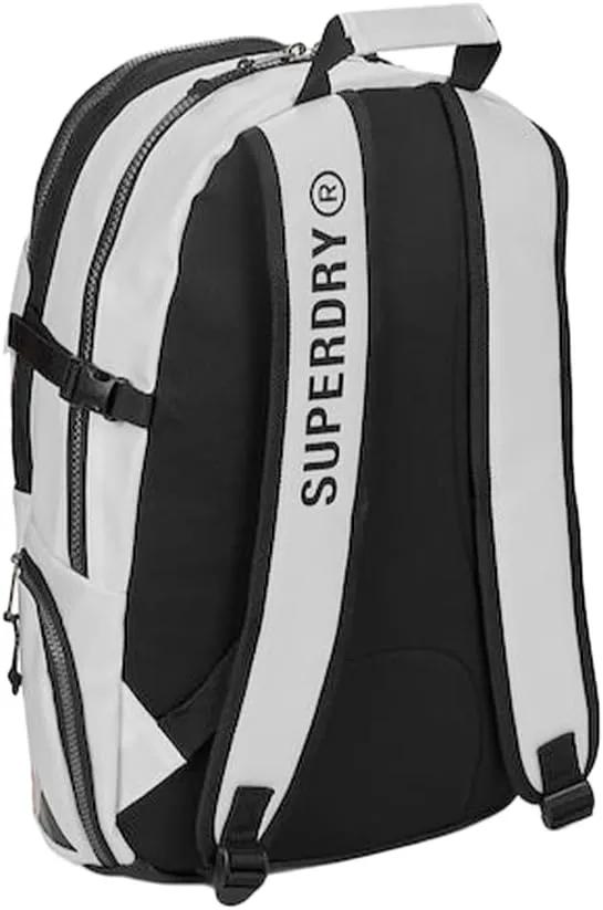 Superdry Women's Tarp Backpack, White, Einheitsgröße, Classic