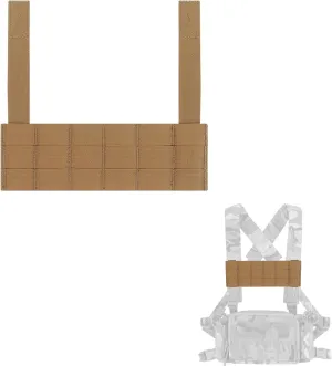 Tactical Phone EUD Bridge MOLLE Panel Front Expansion Carrier Phone Pouch Mount for D3CRM MK4 Tactical Vest