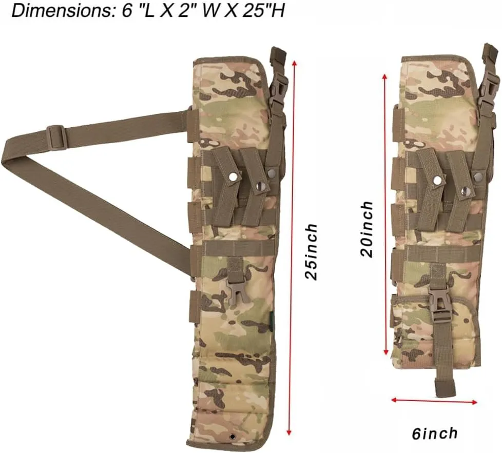 Tactical Shotgun Scabbard Rifle Storage Bag Short Barrel Gun Holster