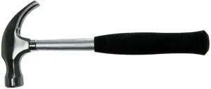 Teng Tools 16 Ounce Lightweight Claw Hammer With Steel Tube And Comfortable Grip - HMCH16A