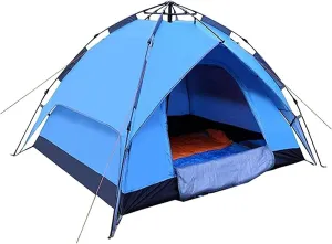 Tent,Camping Family Tent Suitable for Trekking and Mountain Travel Color:Blue