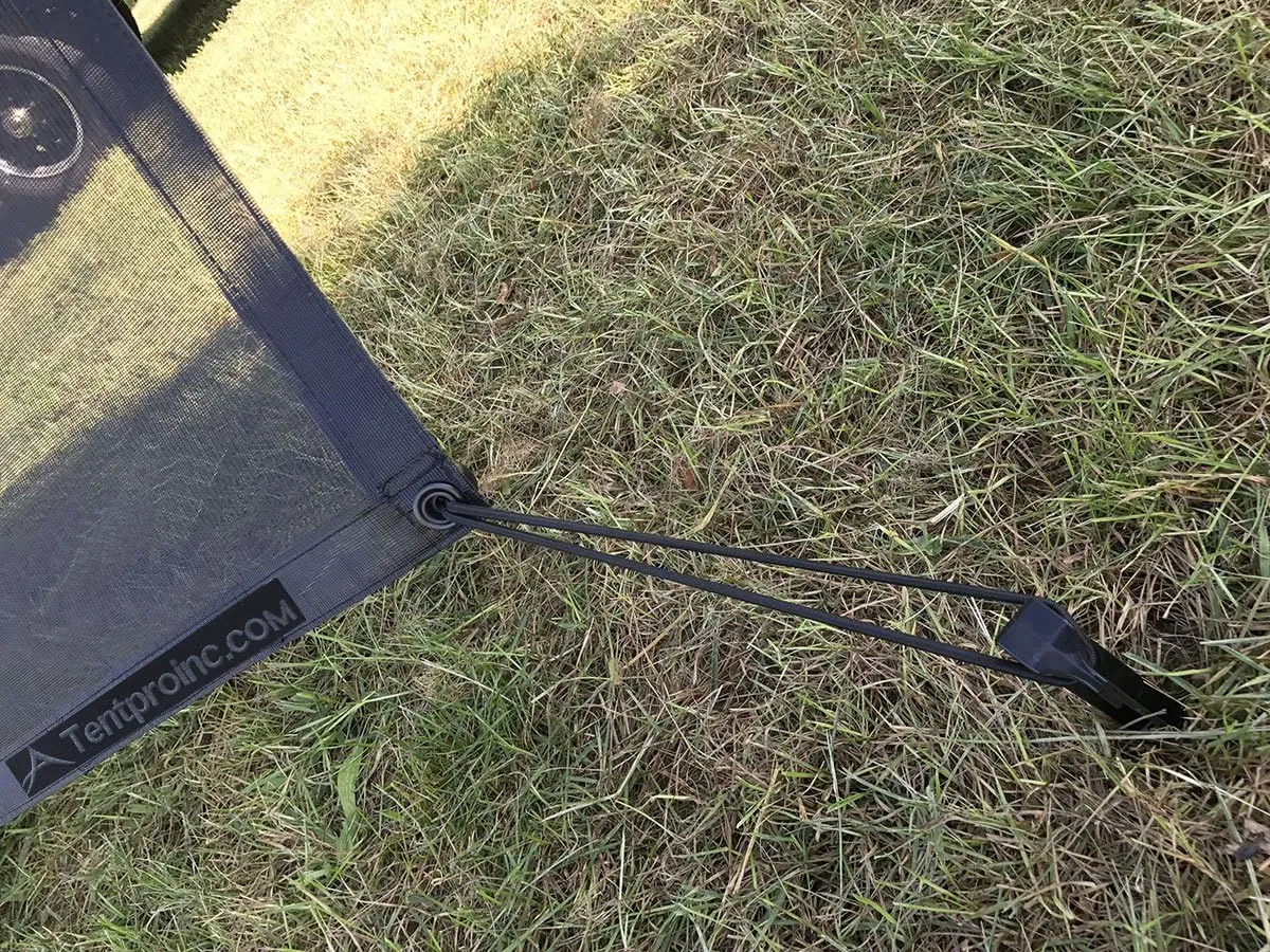 Tentproinc RV Awning Sun Shade Screen 9' X 10' 3'' (Fit for 11' Awning) Mesh Sunshade for RV Awning Sunscreen Block UV Glare Motorhome Camping Trailer Awning Screenshade - 3 Year Warranty (Black)