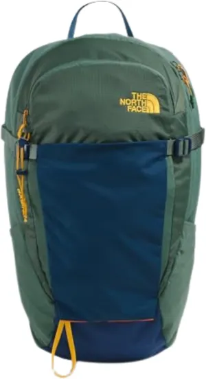 THE NORTH FACE Basin 24 Liter Daypack with Rain Cover - PFAS Free, Duck Green/Shady Blue, One Size