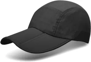 Therma Pro UPF 50  Foldable Baseball Cap Sun Protection Quick Dry Portable Hats for Men or Women