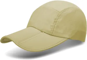 Therma Pro UPF 50  Foldable Baseball Cap Sun Protection Quick Dry Portable Hats for Men or Women
