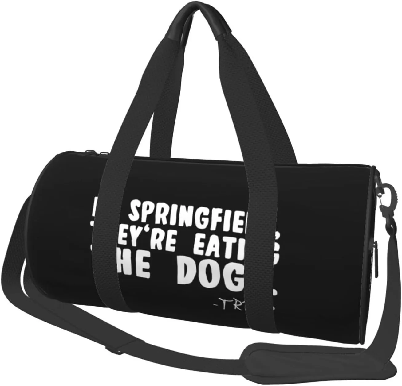 They'Re Eating The Dogs Duffel Bag Gym Bag Travel Sports Tote Large Foldable Beach Swim Yoga5