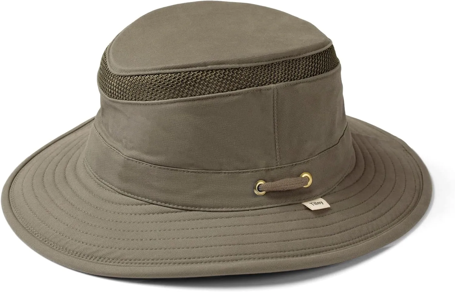 Tilley mens T5mo Organic Airflo Sun Hat, Olive, 7.125 US