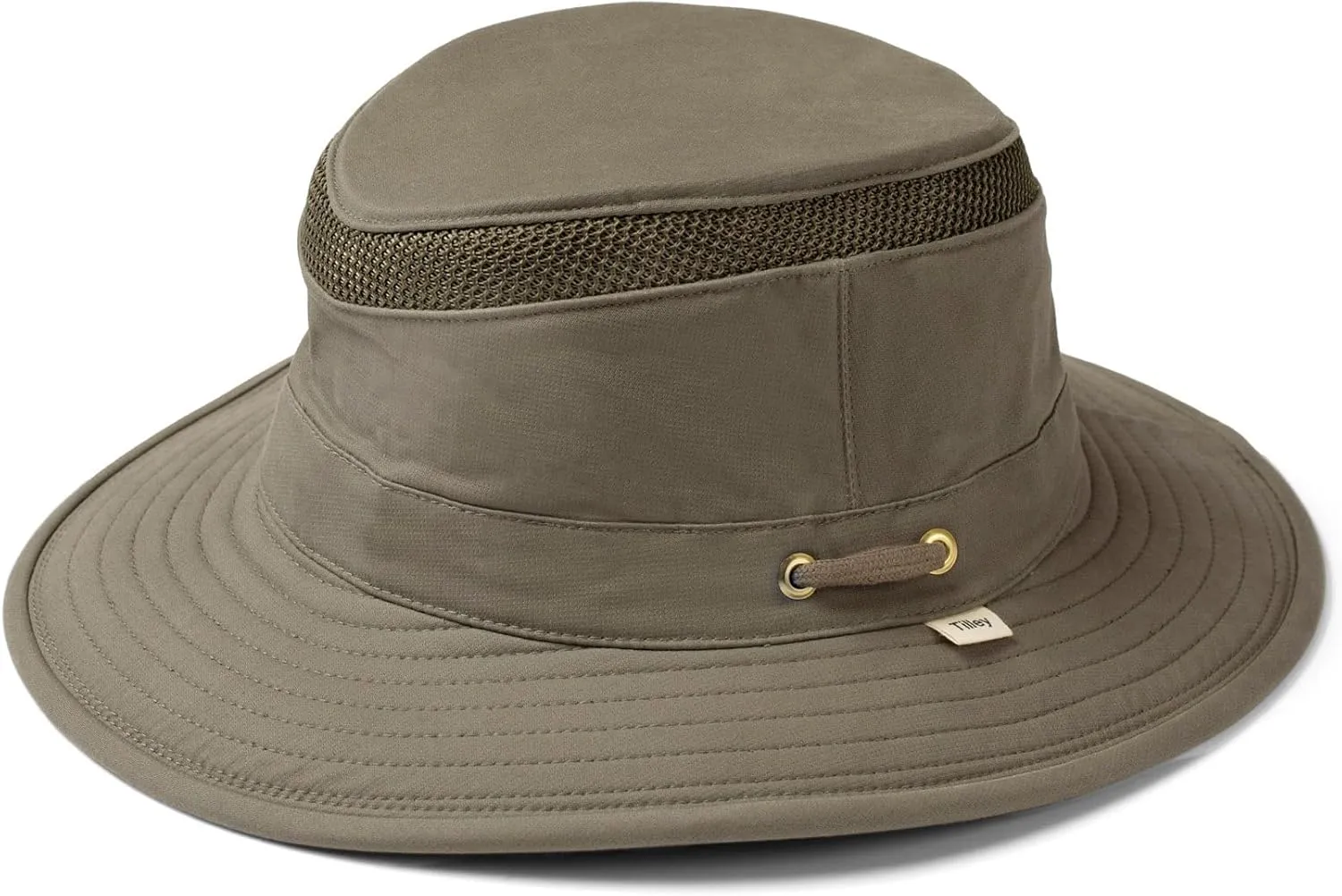 Tilley mens T5mo Organic Airflo Sun Hat, Olive, 7.875 US