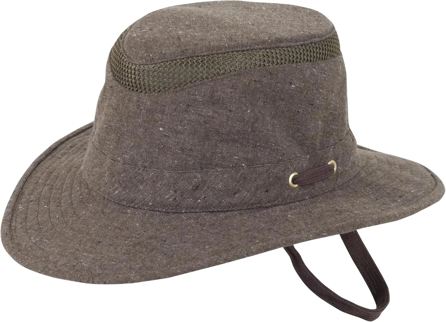 Tilley Mens Womens TMH55 Sun Protection Guaranteed for Life Water Repellant Recycled Airflo Sun Hat Brown