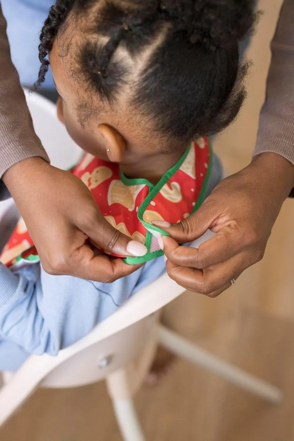 Tiny Twinkle Mess-Proof Baby Bib - Waterproof Bib for Baby Boy or Girl - PFAS, PVC, BPA, Phthalate Free - Baby Food Bibs