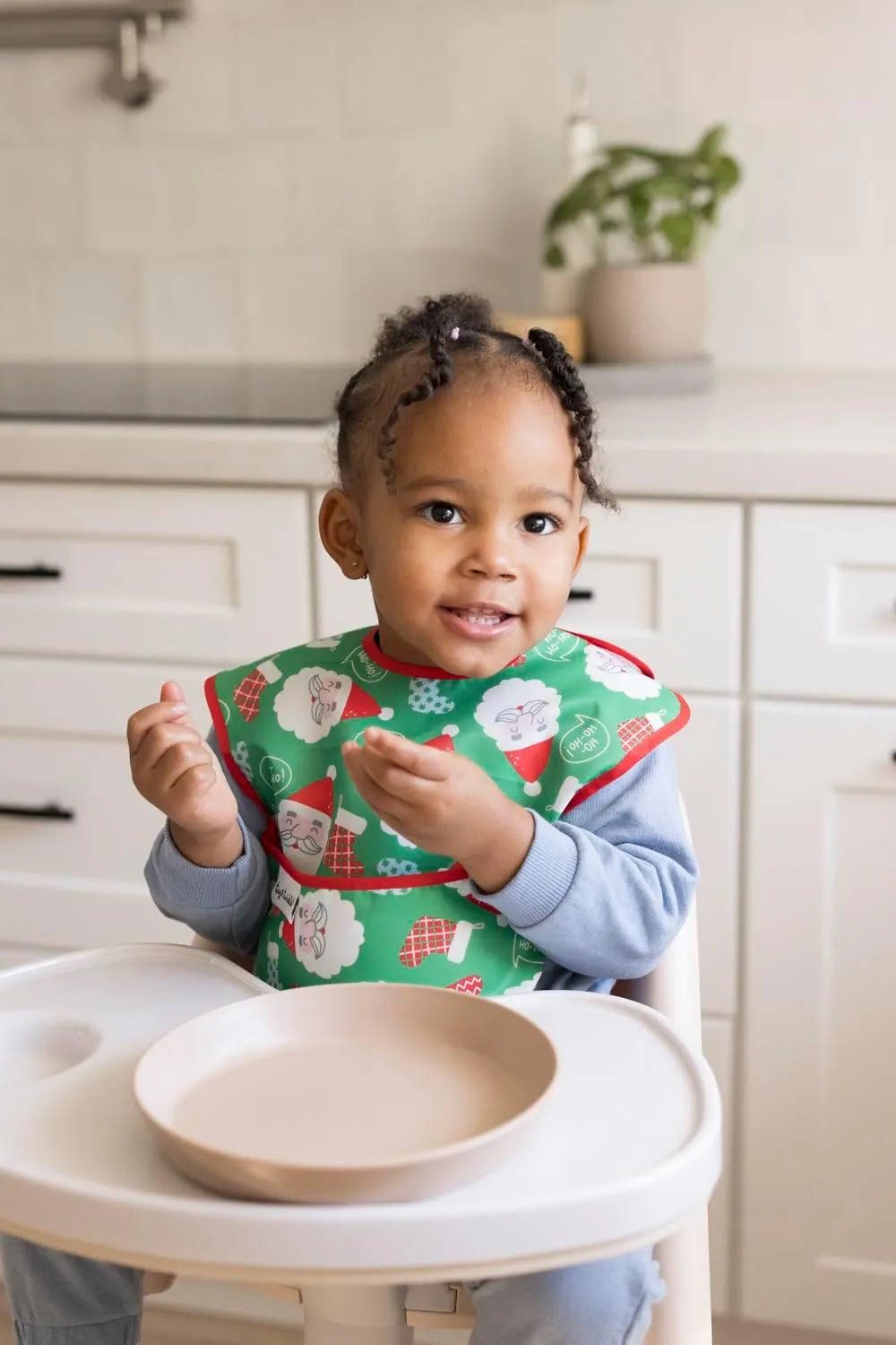 Tiny Twinkle Mess-Proof Baby Bib - Waterproof Bib for Baby Boy or Girl - PFAS, PVC, BPA, Phthalate Free - Baby Food Bibs