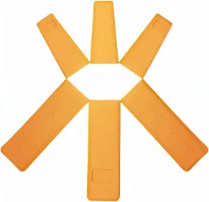 TIPU Felling Wedge for Safe Tree Cutting, 6 Pack: 8"(3-Pack)/5.5"(3-Pack), Tree Felling Wedge to Guide Trees Stabilize and Safely to Ground for Loggers and Fallers