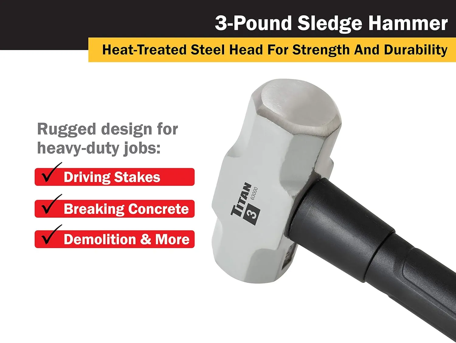Titan 63000 3lb x 16in Sledgehammer