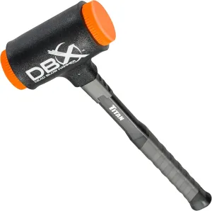 Titan DBX 63628 28oz Dead Blow Hammer with Interchangeable Polyurethane Striking Faces