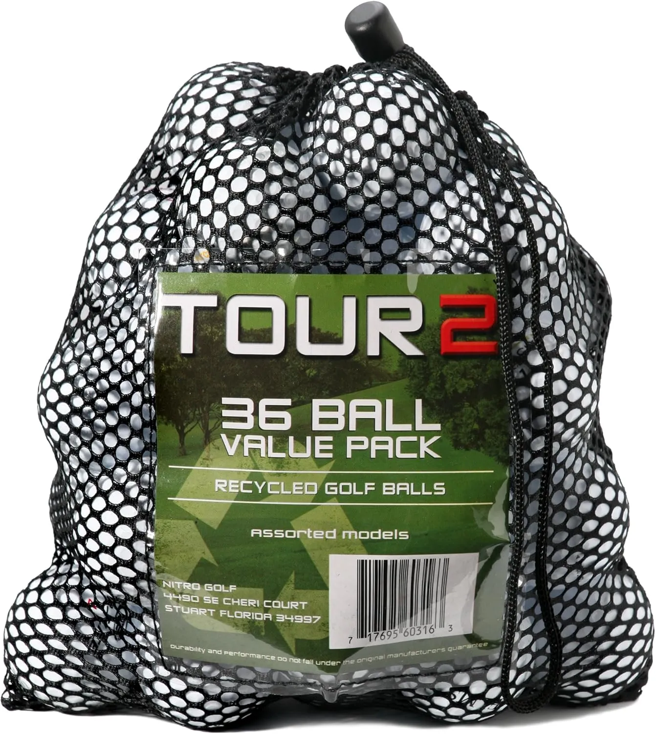Titleist C Grade Recycled Golf Balls in Mesh Bag (Value Pack of 36)