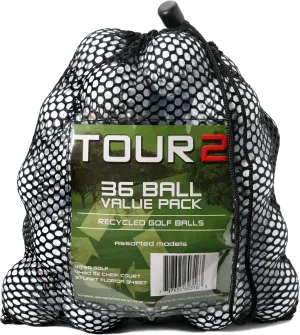 Titleist C Grade Recycled Golf Balls in Mesh Bag (Value Pack of 36)