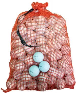 Titleist Pro V1/Pro V1X Assorted Models Recycled B/C Grade Golf Balls in Onion Mesh Bag (72-Piece), White