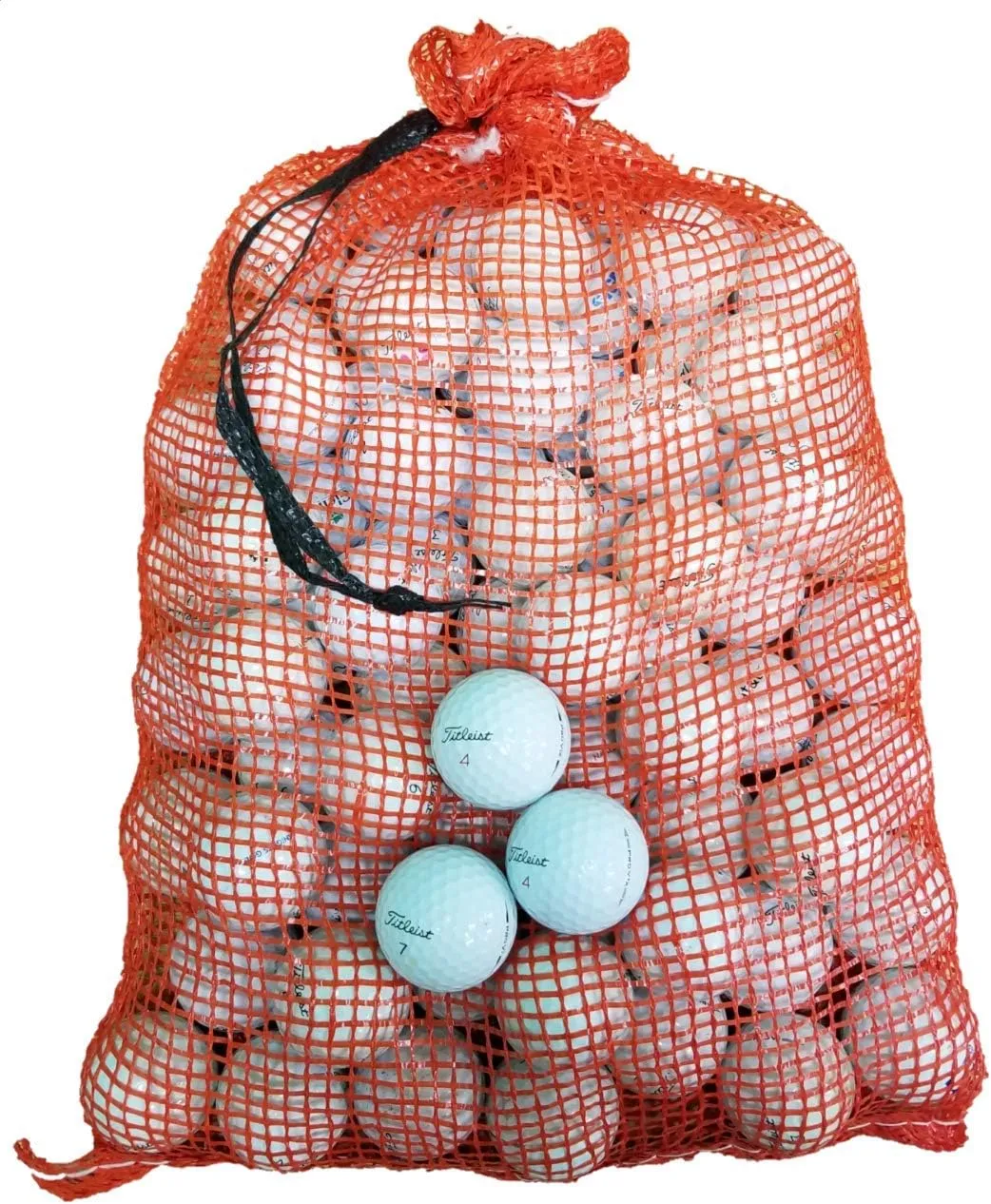 Titleist Pro V1/Pro V1X Assorted Models Recycled B/C Grade Golf Balls in Onion Mesh Bag (72-Piece), White