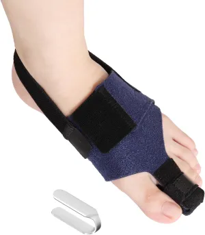 Toe Splint for Broken Toe, Toe Straightener, Broken Toe Support, Toe Brace for Claw Toe, Hammer Toe, Mallet Toe, Bent Toe, Crooked Toe, Curled Toe, Toe Wrap to Align and Support,M