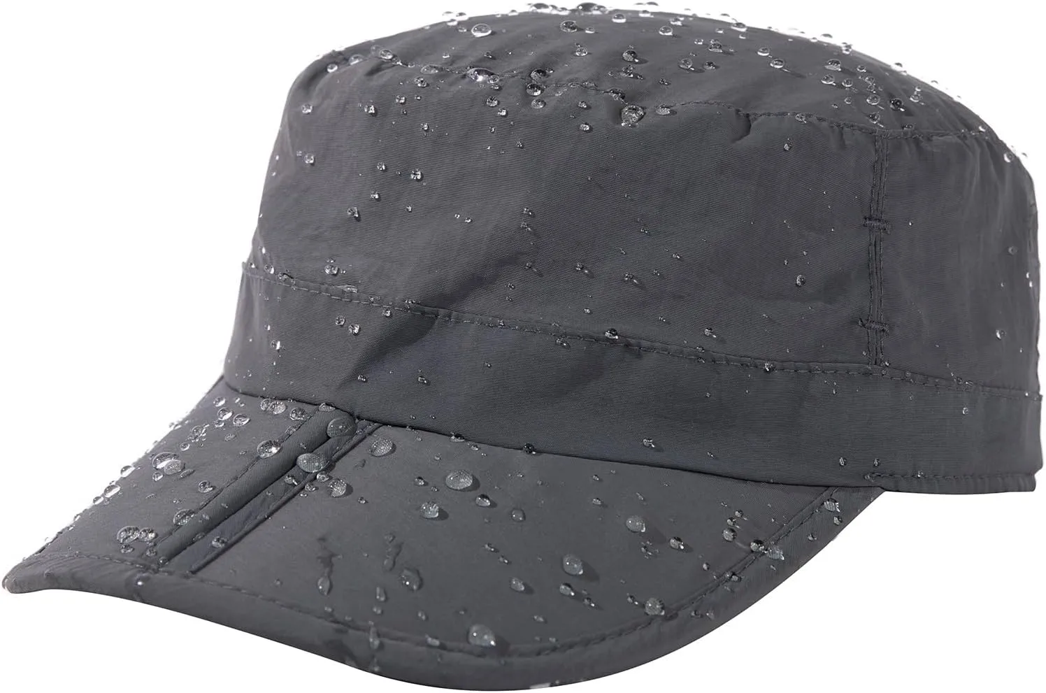 TOP-EX Men's Waterproof Army Hat - Foldable Brim Cadet Military Cap for Golf, Running, Outdoor, Dad Baseball Cap