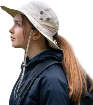 TOP-EX Waterproof Ponytail Rain-Proof UV50  Sun Hat Cooling Mesh Lining Women Ladies Fashion Oversized