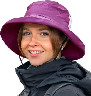 TOP-EX XL/XXL Women’s Wide Brim Bucket Sun Hat with Ponytail Hole UPF 50 Summer Packable Sunhat for Travel Beach Outdoor