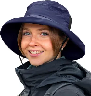 TOP-EX XL/XXL Women’s Wide Brim Bucket Sun Hat with Ponytail Hole UPF 50 Summer Packable Sunhat for Travel Beach Outdoor