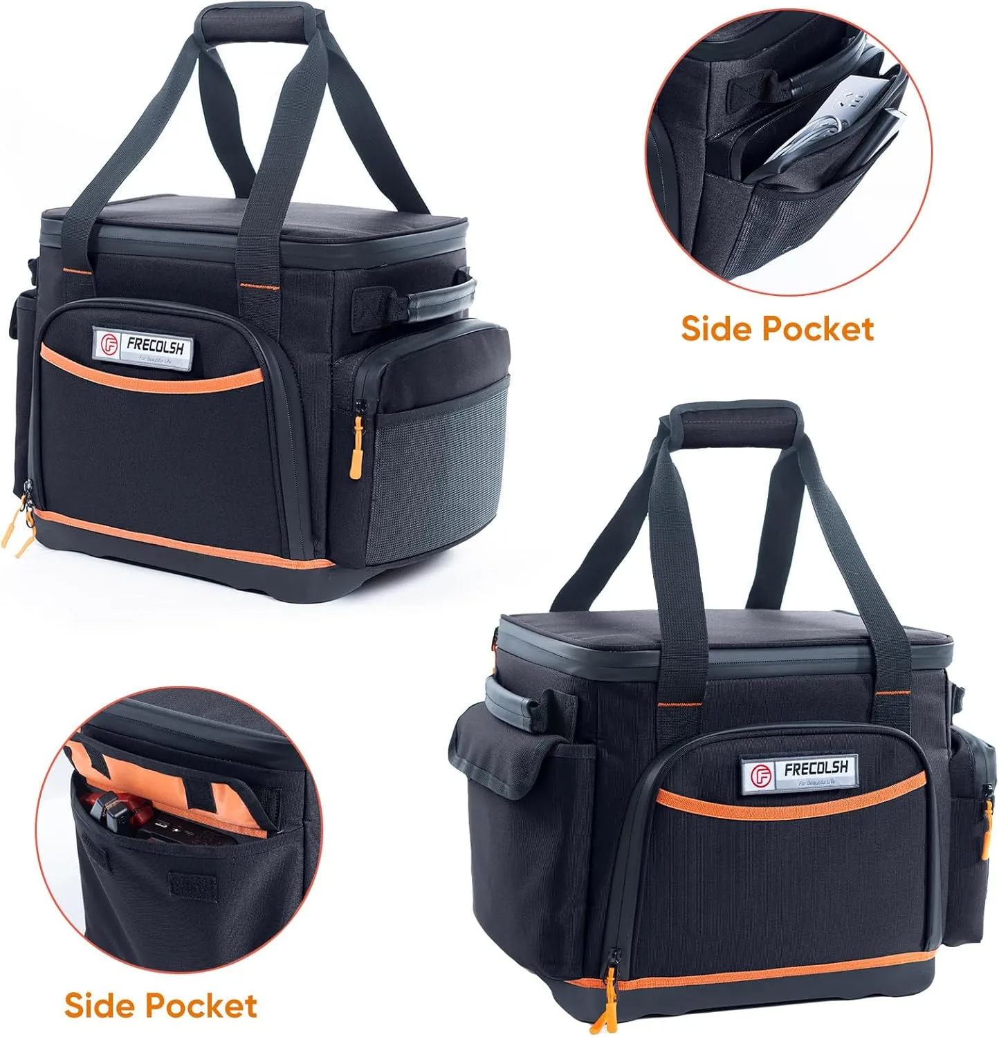 Travel Carrying Case Compatible with Jackery Explorer 1500, Portable Power Station Storage Case with Water- proof Bottom and Pocket for Jackery Accessories Solar Generator, Storage Bag Only