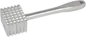TrueCraftware- 9-7/8" Meat Tenderizer Aluminum Head and Handle- Meat Tenderizer Hammer Dual-side Mallet for Kitchen Heavy Duty Pounder For Tenderizing Steak Beef Chicken and Fish