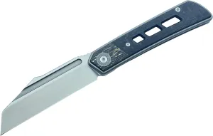 TWO SUN TwoSun TS474-M398 Folding Knife M398 Blade Tc4 Titanium inlay Carbon Fiber Handle Pocket Knife, Black