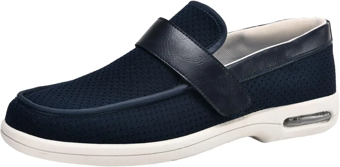 Unisex Diabetic Slippers Plantar Fasciitis Shoes for Men's Women, Adjustable Orthopedic Slippers Closure Toe Swollen Feet Slippers Ideal for Swollen, Sensitive & Problem Feet
