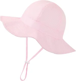 UPF 50  Baby Girl Sun Hat - Stylish Protection