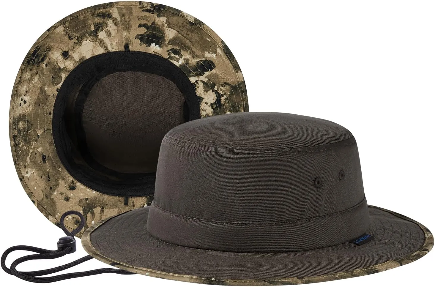 UPF 50  Foldable Sun Hat Patterned Under Brim Bucket Hats for Summer Hiking Fishing Beach Safari Men Women