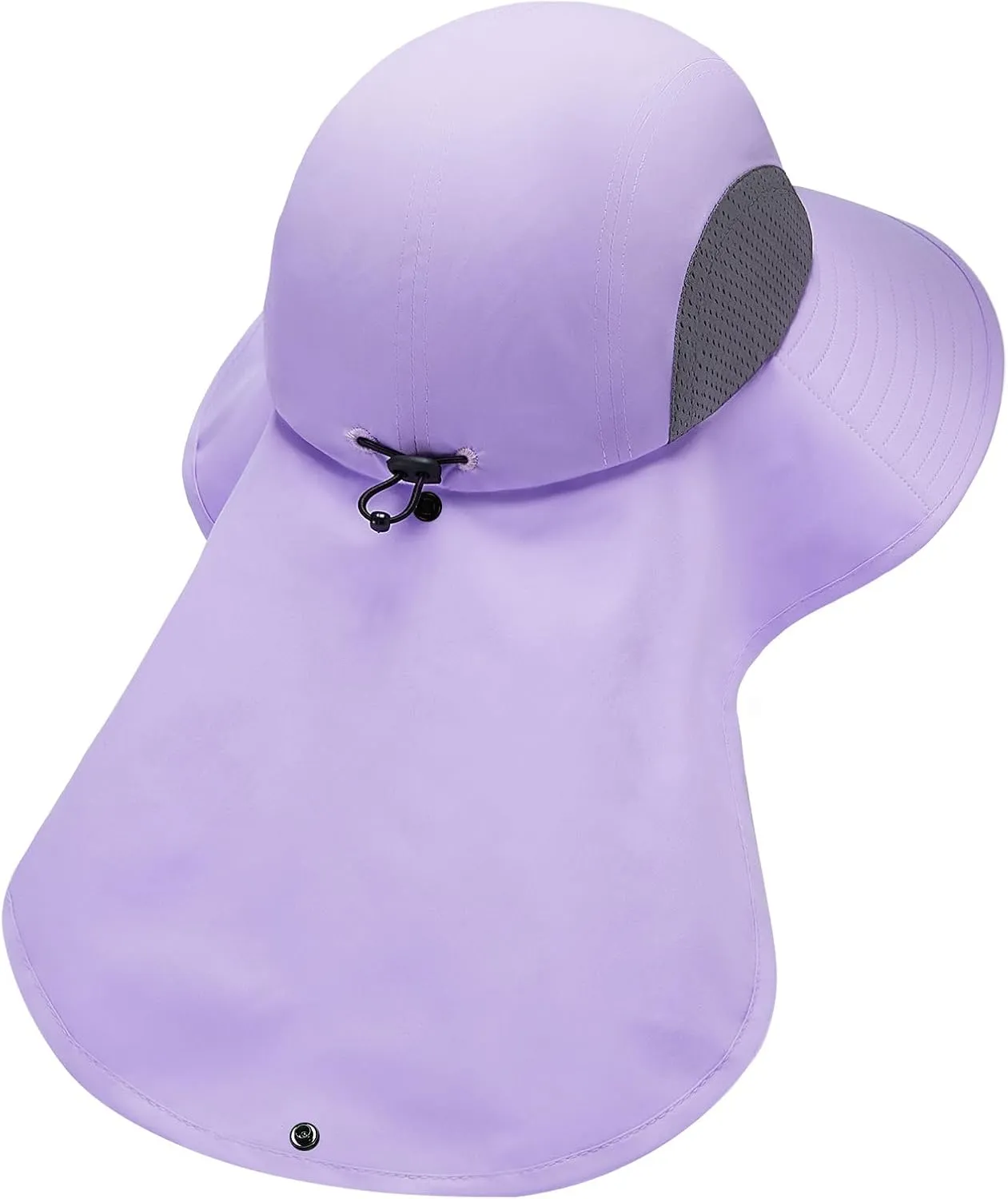 UPF 50  Foldable Sun Hats Wide Brim with Large Neck Flap for Men Women UV Protection Gardening Fishing Beach Hat