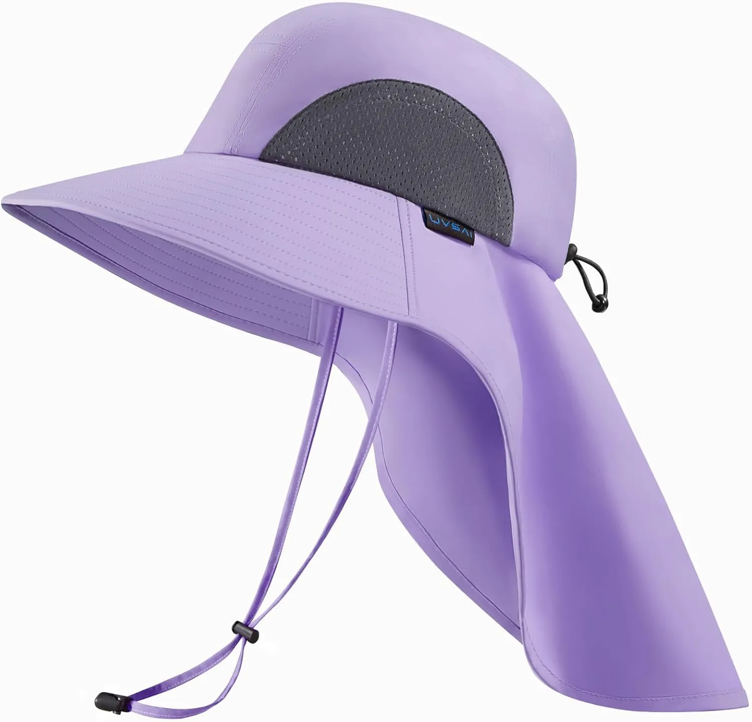 UPF 50  Foldable Sun Hats Wide Brim with Large Neck Flap for Men Women UV Protection Gardening Fishing Beach Hat