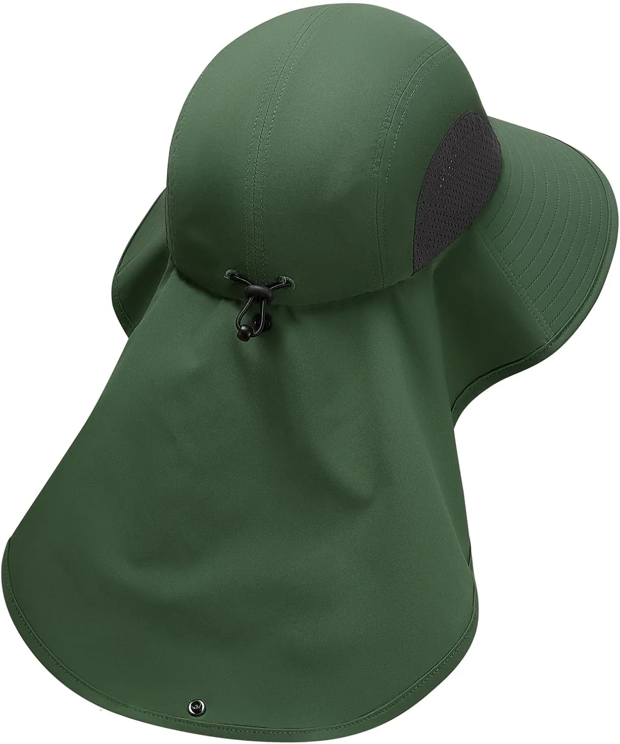 UPF 50  Foldable Sun Hats Wide Brim with Large Neck Flap for Men Women UV Protection Gardening Fishing Beach Hat