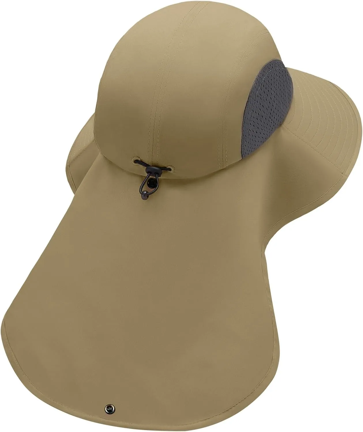 UPF 50  Foldable Sun Hats Wide Brim with Large Neck Flap for Men Women UV Protection Gardening Fishing Beach Hat