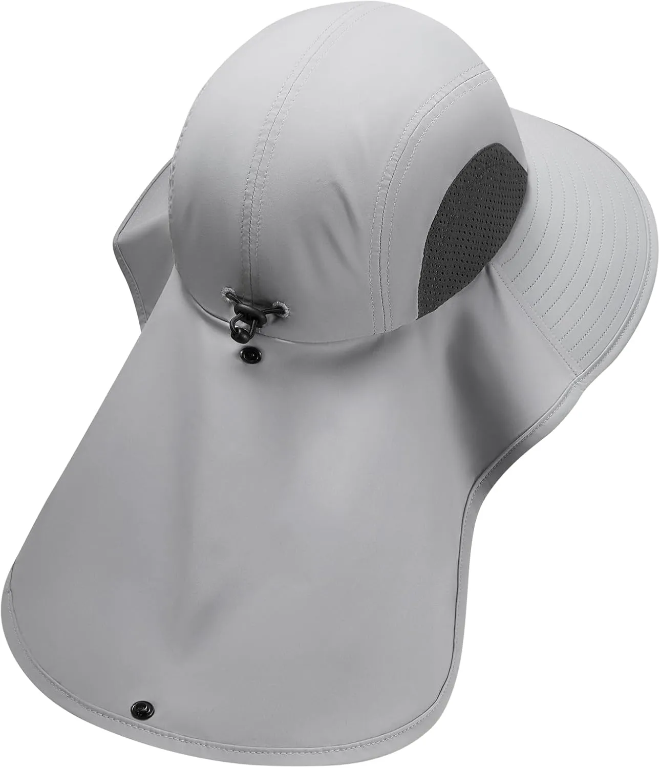 UPF 50  Foldable Sun Hats Wide Brim with Large Neck Flap for Men Women UV Protection Gardening Fishing Beach Hat