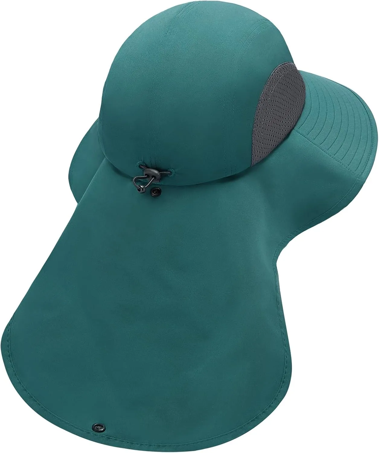 UPF 50  Foldable Sun Hats Wide Brim with Large Neck Flap for Men Women UV Protection Gardening Fishing Beach Hat