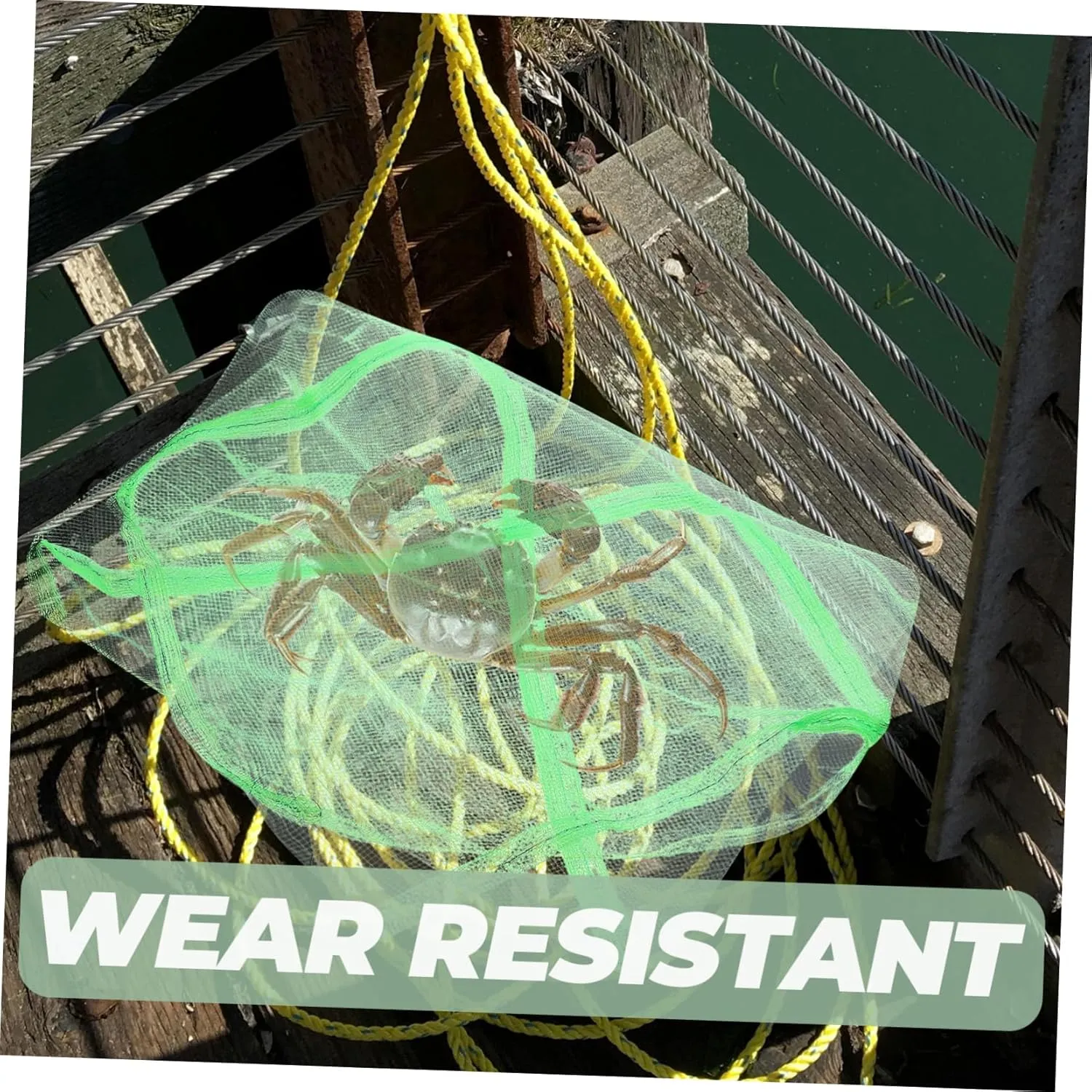 UPKOCH 2sets 10pcs Drawstring Crab Net Bags Lightweight Quick Drying Fishing Nets for Saltwater Use Durable Mesh Pouches for Easy Crab and Lobster Catching 10pcs*2