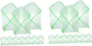 UPKOCH 2sets 10pcs Drawstring Crab Net Bags Lightweight Quick Drying Fishing Nets for Saltwater Use Durable Mesh Pouches for Easy Crab and Lobster Catching 10pcs*2