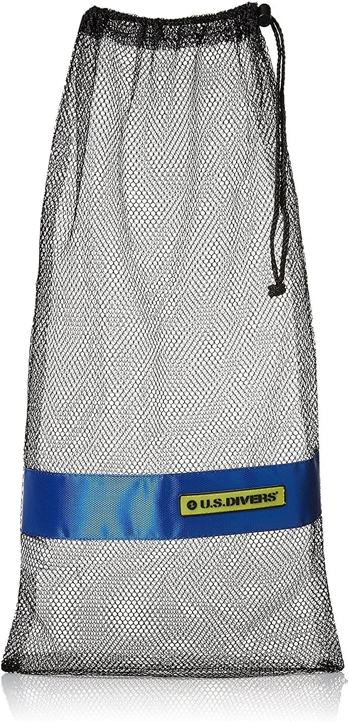U.S. Divers Mesh Bag Black, Medium