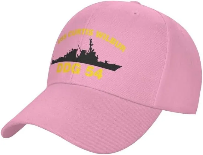 USS Curtis Wilbur DDG 54 Flag-Denim Hats Baseball Caps Sandwich hat -Cowboy Knit hat Fisherman's hat