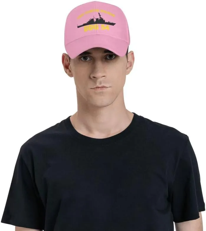 USS Curtis Wilbur DDG 54 Flag-Denim Hats Baseball Caps Sandwich hat -Cowboy Knit hat Fisherman's hat