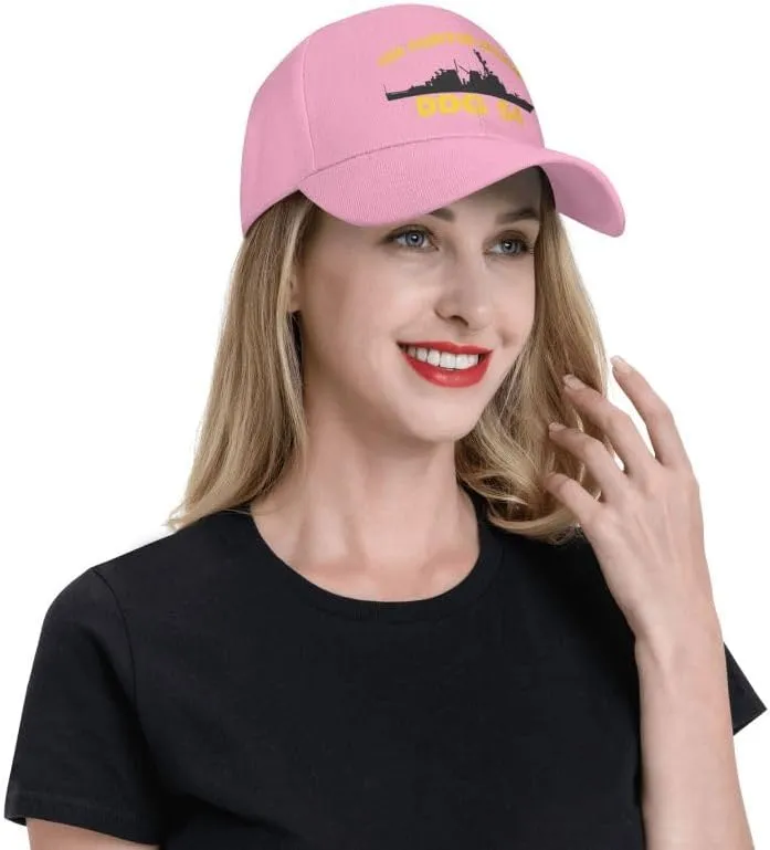USS Curtis Wilbur DDG 54 Flag-Denim Hats Baseball Caps Sandwich hat -Cowboy Knit hat Fisherman's hat