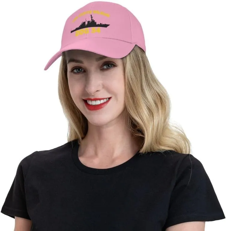 USS Curtis Wilbur DDG 54 Flag-Denim Hats Baseball Caps Sandwich hat -Cowboy Knit hat Fisherman's hat