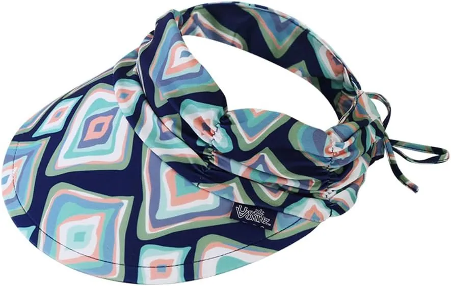 UV SKINZ Women’s Swim Visor with UPF 50  Sun Protection – Womens Pool Hat, Womens Sun Visor Hat