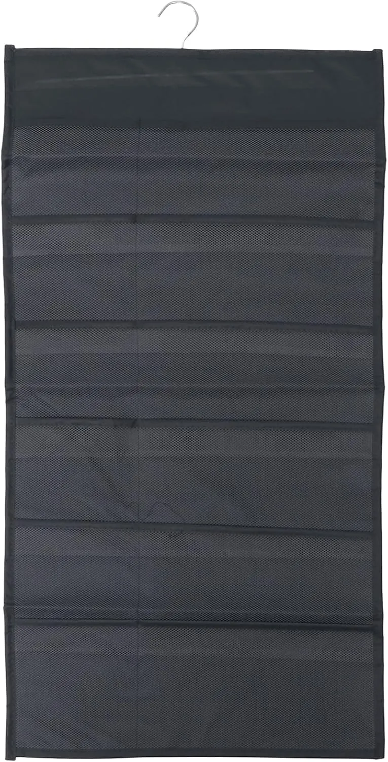 VALICLUD Double Sided Hanging Storage Bag for Underwear and Socks Wall Mounted Organizer for Wardrobe and Bedroom Cloth